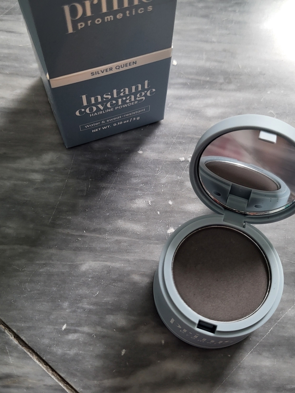 Silver Queen Instant Coverage Hairline Powder - Gray